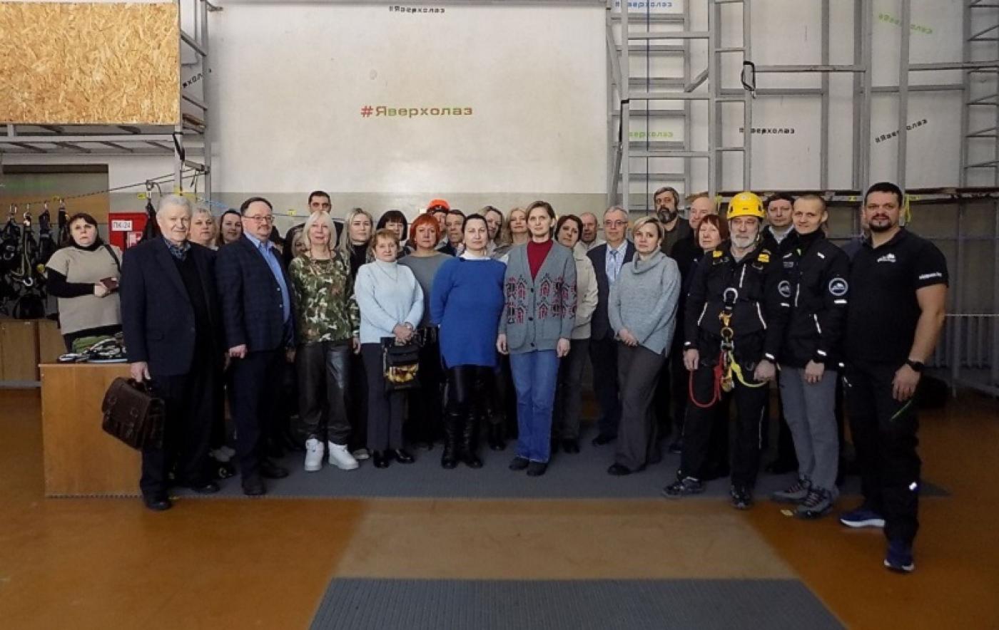 Выпуск группы по образовательной программе «Охрана труда при выполнении работ на высоте» в МИПК и ПК БНТУ